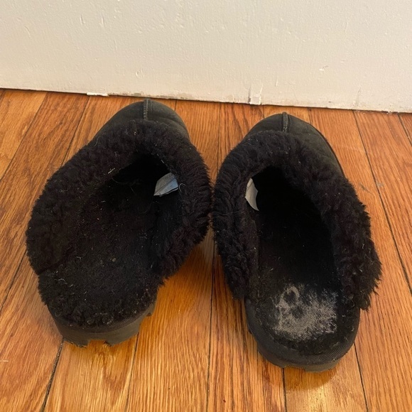 UGG Australia Coquette Black Shearling Slippers Size 8 - Picture 4 of 8